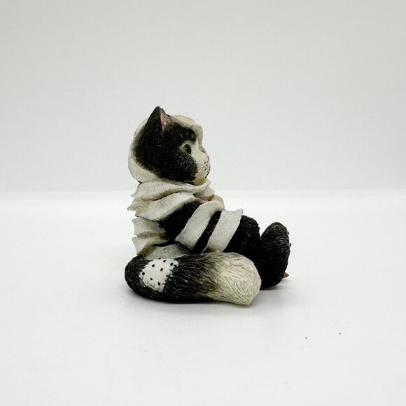 SOLD Vtg 97 Calico Kittens Cat Halloween Mummy Costume Fall Leaves Toilet Paper - Picture 5 of 7